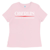 Bubblegum Pink oberlin, conservatory of music Ladies Tee - DesignPulse