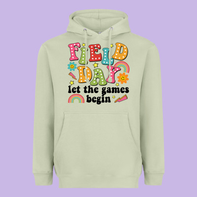 Field Day Let The Games Begin Heavyweight Hoodie Designed By Jahusdesignshop