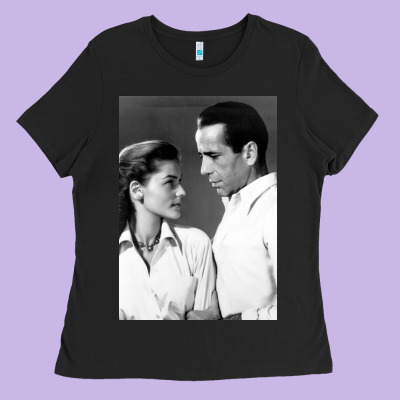 Humphrey Bogart Ladies Tee Designed By Designpulse