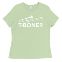 Matcha funny trombone funny t boner funny t boner tboner Ladies Tee - DesignPulse