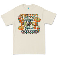 Bone stressed blessed pumpkin spice obsessed Premium Tee - CowGirlArtShop