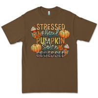 Cacao stressed blessed pumpkin spice obsessed Premium Tee - CowGirlArtShop