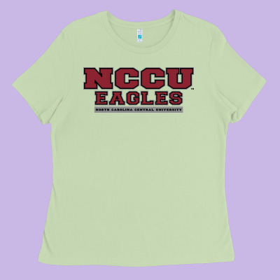North Carolina Central Ladies Tee Designed By Designpulse