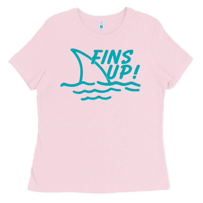 Fins Up Jimmy Ladies Tee by DesignPulse | Teevron