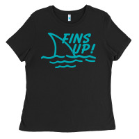 Black fins up jimmy Ladies Tee - DesignPulse