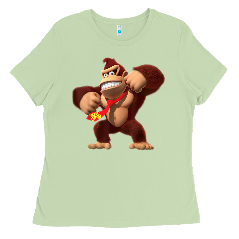 Donkey Kong 3d Poster Ladies Tee by DesignPulse | Teevron