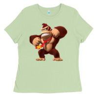 Matcha Donkey Kong 3D Poster Ladies Tee - DesignPulse
