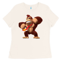 Bone Donkey Kong 3D Poster Ladies Tee - DesignPulse