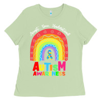 Matcha autism awareness month t  shirt autism awareness rainbow accept unders Ladies Tee - DesignPulse