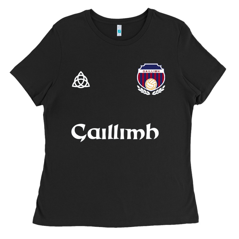 Galway Gaillimh Irish Gaelic Football And Hurling Premium Ladies Tee by DesignPulse | Teevron