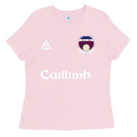 Bubblegum Pink galway gaillimh irish gaelic football and hurling premium Ladies Tee - DesignPulse