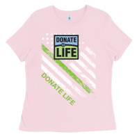 Bubblegum Pink donate life Ladies Tee - DesignPulse