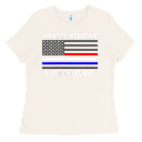Bone police fire ems first responder american flag firefighter t shirt Ladies Tee - DesignPulse