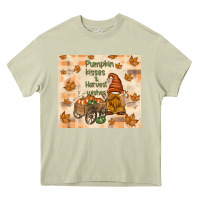Pumpkin Kisses And Harvest Wishes Heavy Core Tee | Teevron