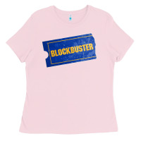 Bubblegum Pink blockbuster Ladies Tee - DesignPulse