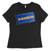 Black blockbuster Ladies Tee - DesignPulse