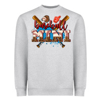 Heather Grey baseball mini Heavyweight Sweatshirt - AdoDesignShop
