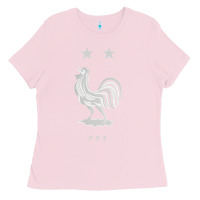 Bubblegum Pink FFF Two Stars Ladies Tee - DesignPulse