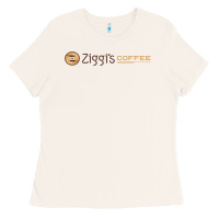 Bone ziggi's coffee Ladies Tee - DesignPulse