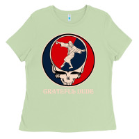 Matcha grateful dude Ladies Tee - DesignPulse