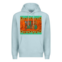 Blue Mist western wild child Premium Hoodie - Jasminsmagicworld