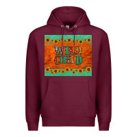 Burgundy western wild child Premium Hoodie - Jasminsmagicworld