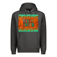 Charcoal Heather western wild child Premium Hoodie - Jasminsmagicworld