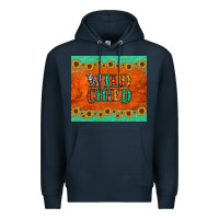 Navy western wild child Premium Hoodie - Jasminsmagicworld