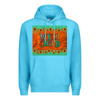 Ocean Blue western wild child Premium Hoodie - Jasminsmagicworld