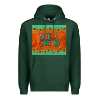 Sports Green western wild child Premium Hoodie - Jasminsmagicworld