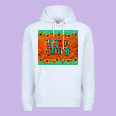 Western Wild Child Premium Hoodie Designed By Jasminsmagicworld