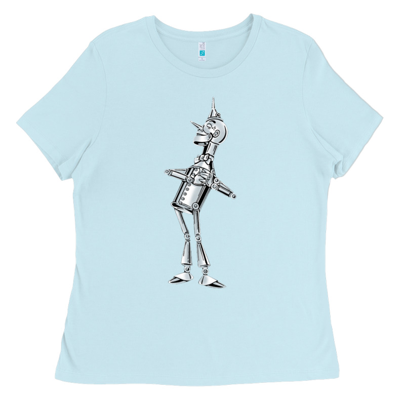 Vintage Wizard Of Oz Tinman Ladies Tee by DesignPulse | Teevron