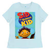 Baby Blue Sid The Science Kid for friend Ladies Tee - DesignPulse
