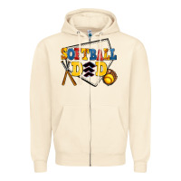 Sandshell softball dad Zipper Hoodie - AdoDesignShop