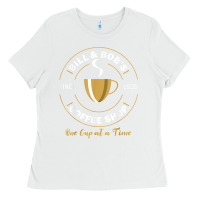 White bill and bob coffee shop aa recovery gift t shirt Ladies Tee - PixelWave