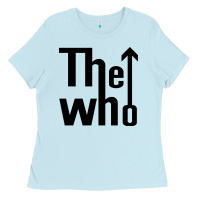 Baby Blue the,who,the,who,collection Ladies Tee - PixelWave