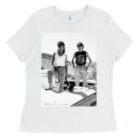 White Thelma And Louise Ladies Tee - PixelWave
