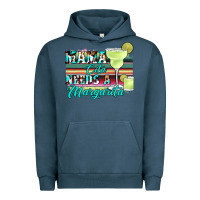 Pigment Midnight Navy mama cita needs a margarita Urban Hoodie - JahusDesignShop