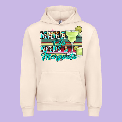 Mama Cita Needs A Margarita Urban Hoodie Designed By Jahusdesignshop