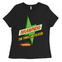 Black brawndo the thirst mutilator   idiocracy inspired active Ladies Tee - PixelWave