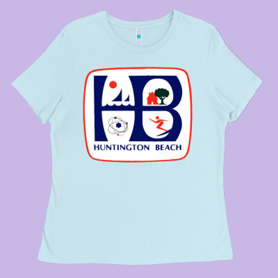 Coat Of Arms Of Huntington Beach Ladies Tee Designed By Pixelwave