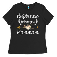 Happiness Is Being A Mommom  Cute Mothers Day Gifts Ladies Tee | Teevron