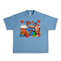 Pebble Blue Basketball Coffee Cups Urban Heavy Tee - FaDigitalArtStudio
