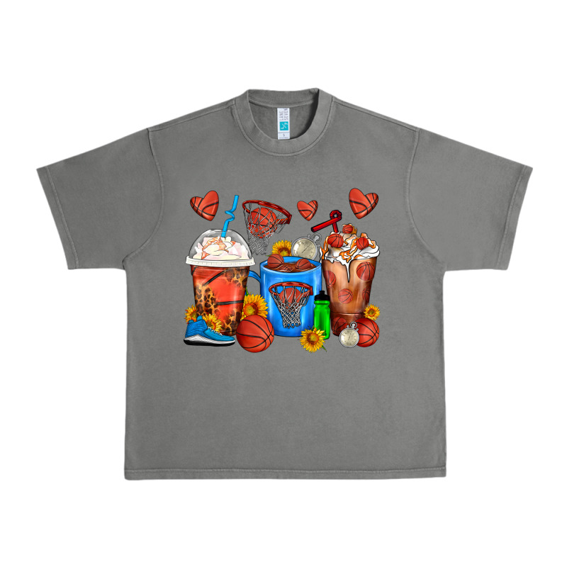 Basketball Coffee Cups Urban Heavy Tee by FaDigitalArtStudio | Teevron