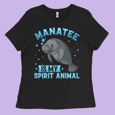 Manatee Gifts Ladies Tee Designed By Pixelwave