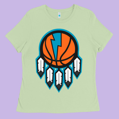 Okc Thunder Dreamcatcher 1 Ladies Tee Designed By Pixelwave