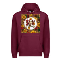 Joy To The World Christmas Cow Premium Hoodie | Teevron