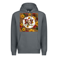 Rock joy to the world christmas cow Premium Hoodie - LillyAllenDesigns