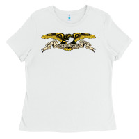 White anti hero skateboards Ladies Tee - PixelWave