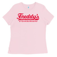 Bubblegum Pink freddy's frozen custard & steakburgers Ladies Tee - PixelWave